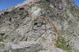Sentiero che sale al Monte Zucchero (con tracciato)