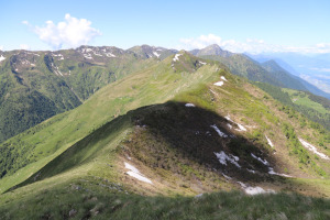 Cresta verso il Mottone di Giumello