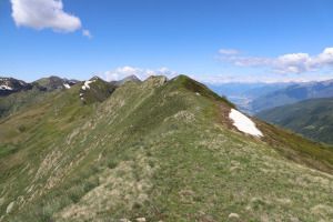Cresta verso il Mottone di Giumello