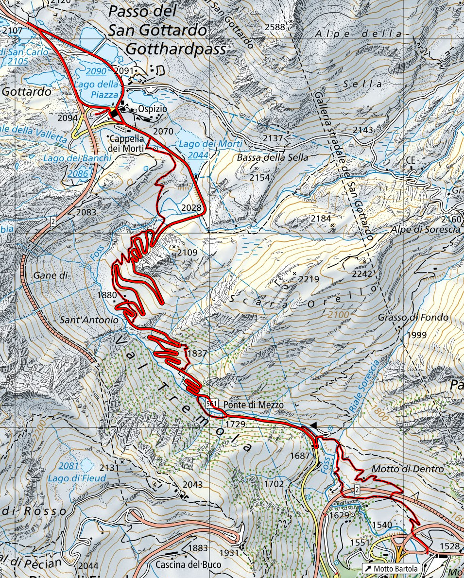 Carte du Chemin