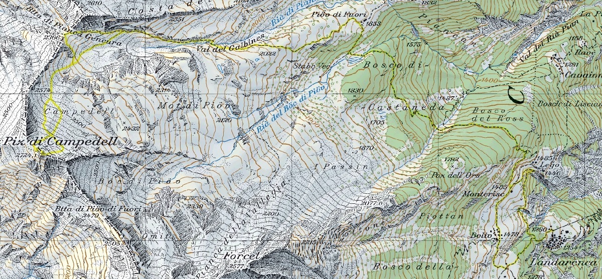 Carte du Chemin