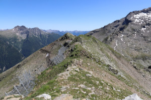 Cresta sud del Piz Giümela