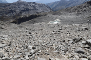 Via di discesa dal Piz Greina