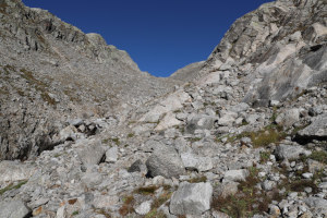 Via di salita al Piz Greina