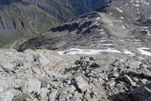 Discesa dalla Cima di Camadra