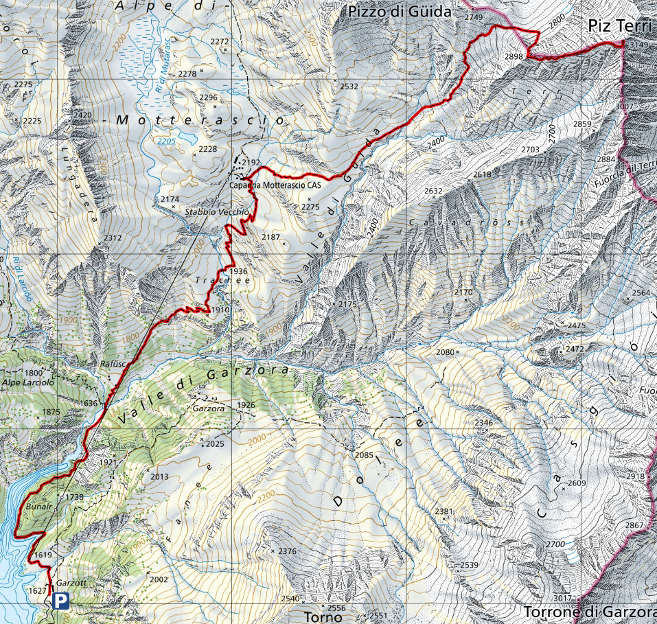 Carte du Chemin