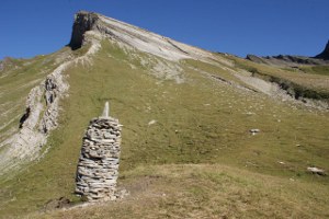 Piz Uccello Visto da Quota 2382 Metri