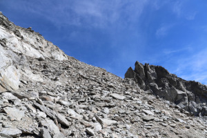 Via di salita al Piz Vial