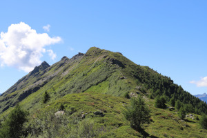 Cresta che porta al Pizzo Caslett