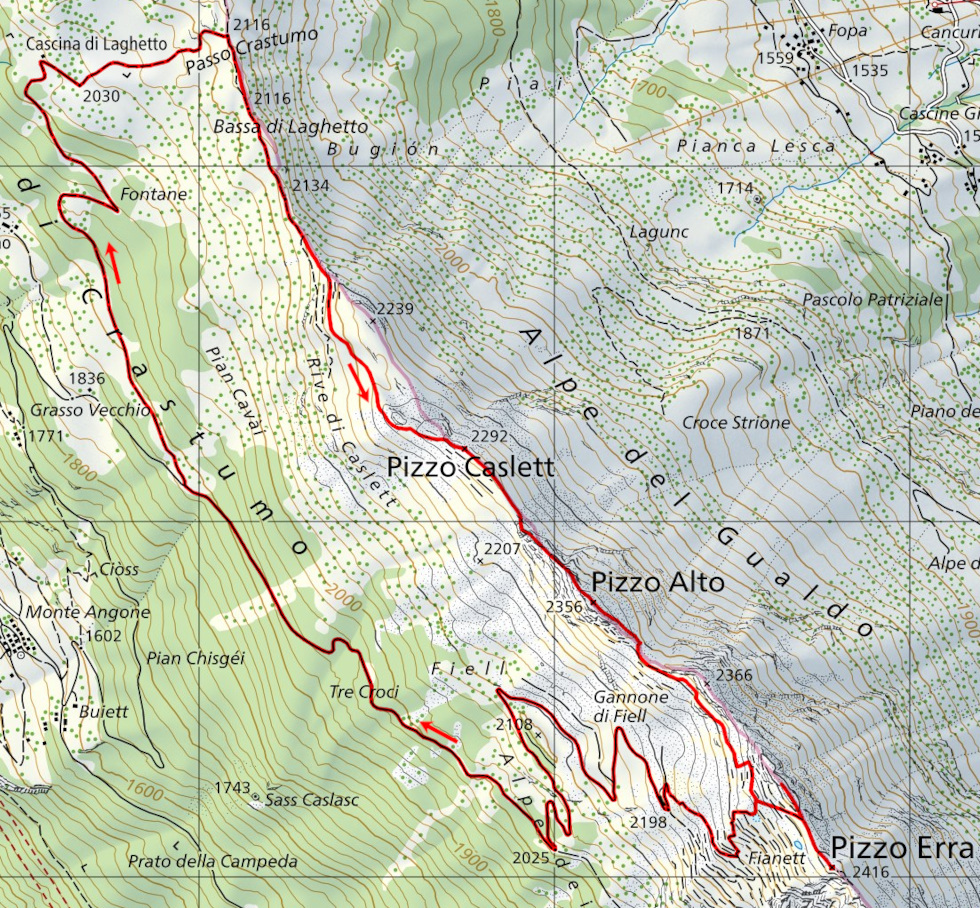 Carte du Chemin