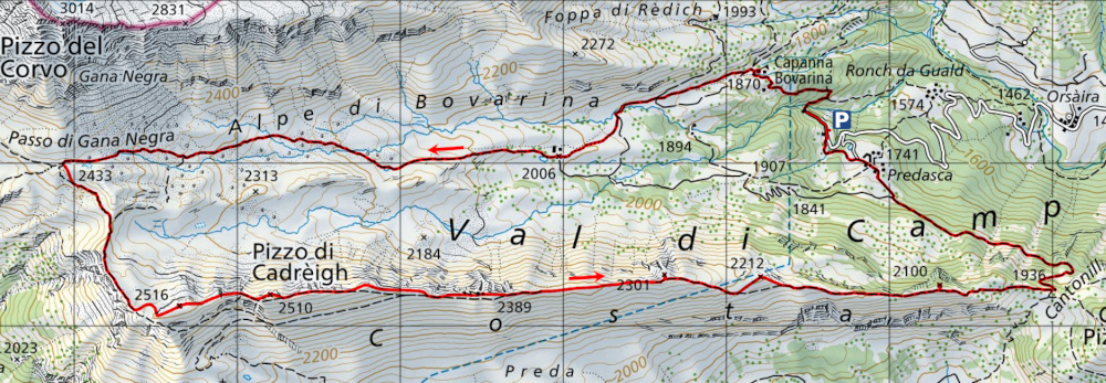 Carte du Chemin