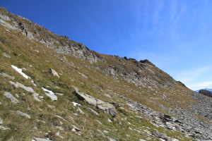 Via di salita verso il Pizzo di Campello