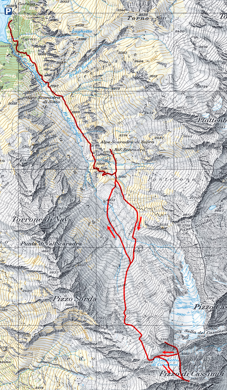 Carte du Chemin