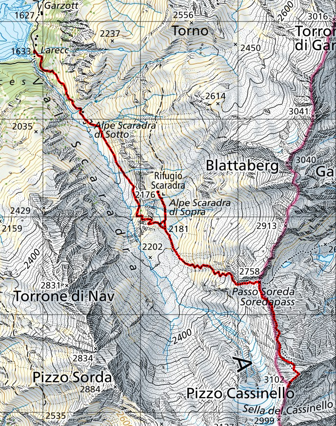 Carte du Chemin