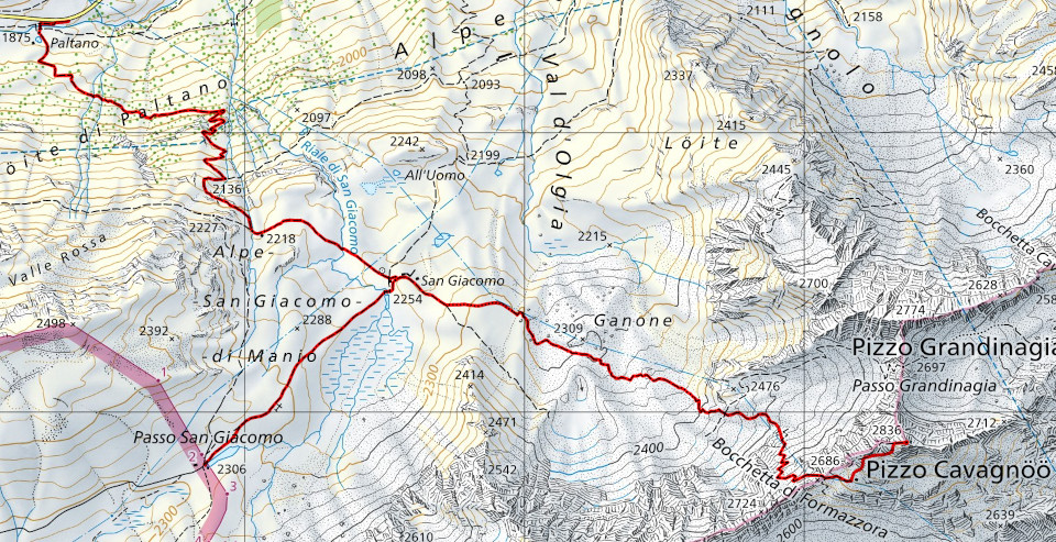 Carte du Chemin