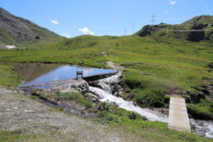 Sentiero che sale al Passo San Giacomo