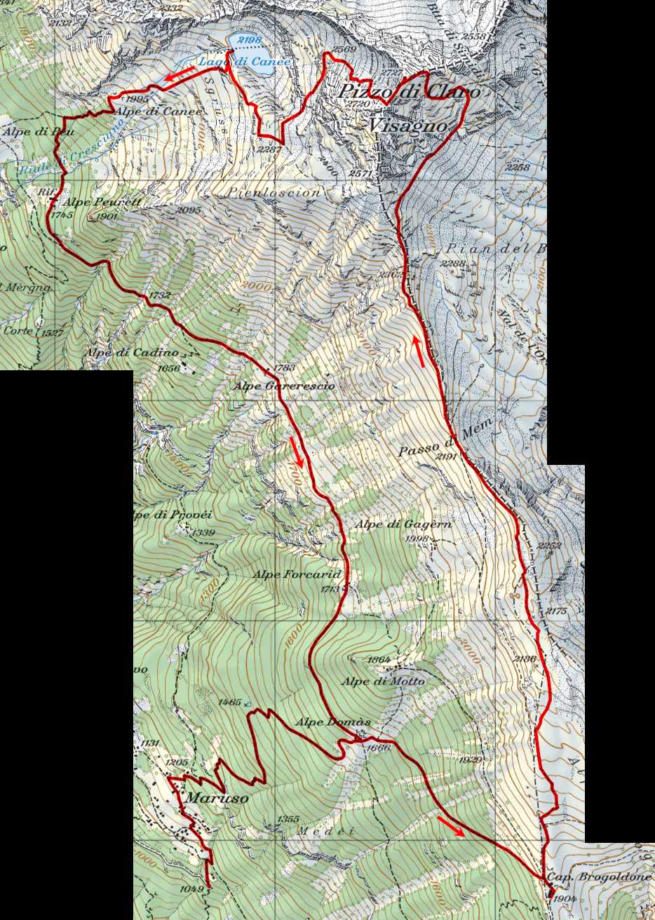 Carte du Chemin