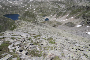 Discesa dal Pizzo Corandoni