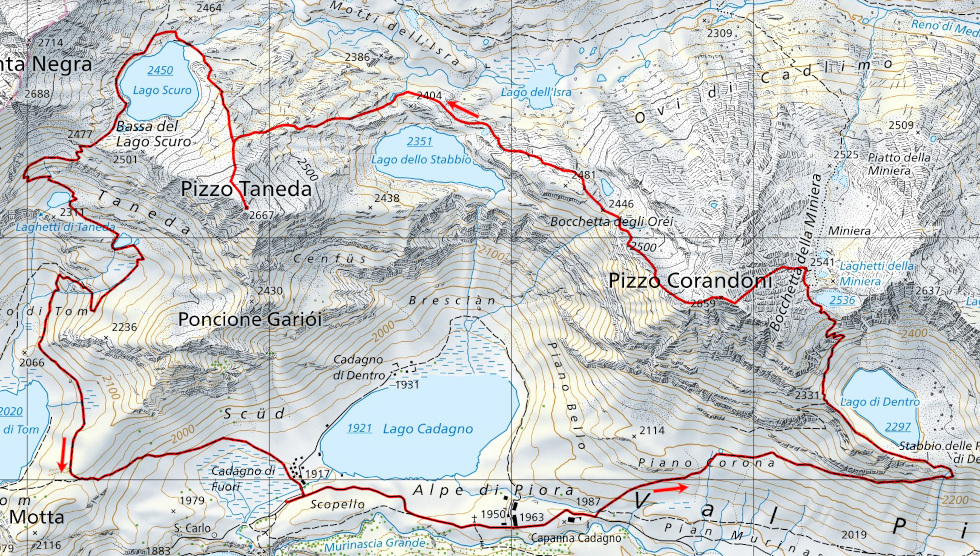 Carte du Chemin