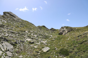 Salita verso il Pizzo Taneda