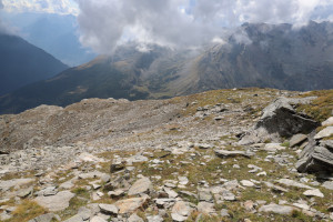 Via di discesa dal Pizzo Cramorino