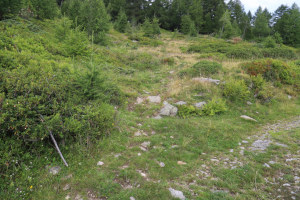 Inizio del sentiero che sale a Torói
