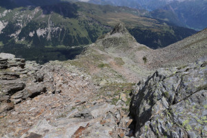Via di discesa dal Pizzo d'Era