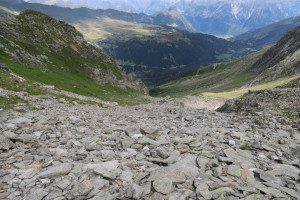 Via di discesa verso Brönich