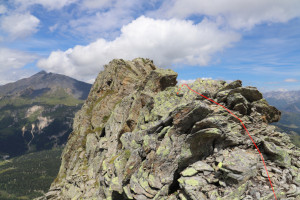 Via di salita al Pizzo dei Torói (con tracciato)