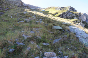 Sentiero che sale al Lago della Zotta