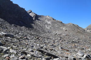 Via di salita al Pizzo del Ghiacciaio di Sasso Nero