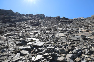 Via di salita al Pizzo del Ghiacciaio di Sasso Nero