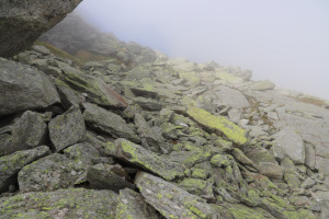 Via di salita al Pizzo del Ghiacciaio di Sasso Nero