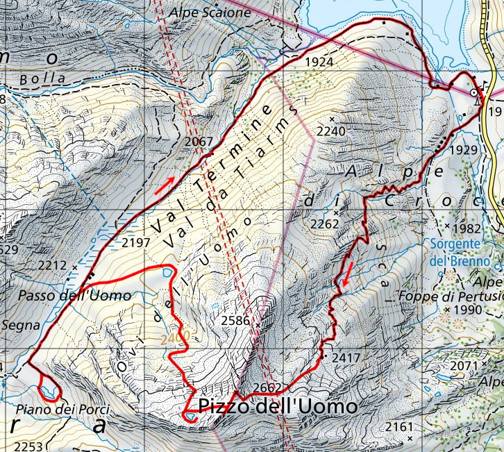 Carte du Chemin