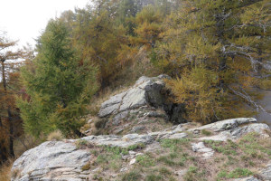 Sentiero che sale al Pizzo di Corgella