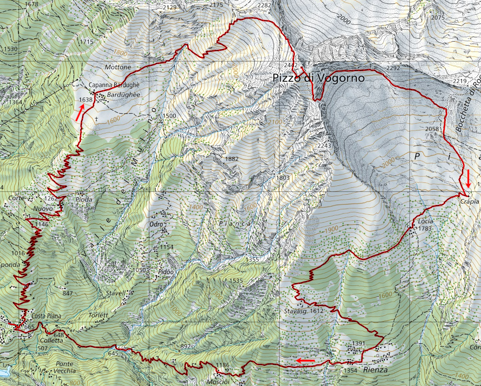 Carte du Chemin