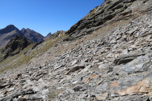 In cammino verso il Passo di Ghiacciaione