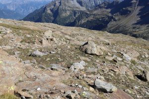 Via di discesa dal Laghetto Gardiscio