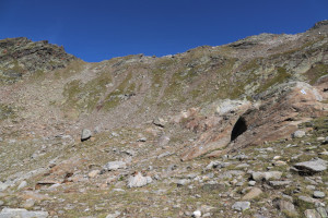 Via di salita al Passo di Ghiacciaione