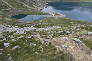 Via di discesa dal Pizzo del Lago Scuro
