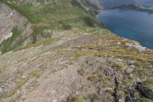 Via di discesa dal Pizzo del Naret