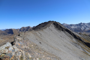 Cresta verso il Pizzo Cor&oacute;i