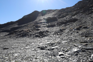 Via di salita al Pizzo Marumo