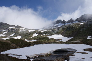 Pizzo Nero nella nebbia