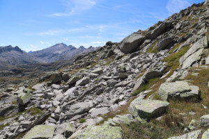 Via di discesa dal Pizzo d'Orsino