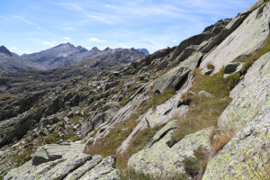 Via di discesa dal Pizzo d'Orsino