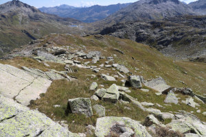 Via di discesa dal Pizzo d'Orsino