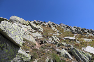 Via di salita al Pizzo d'Orsino