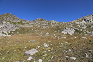 Via di salita all'anticima sud-ovest del Pizzo d'Orsino