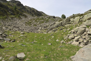 Via di salita verso il Passo dei Laghetti